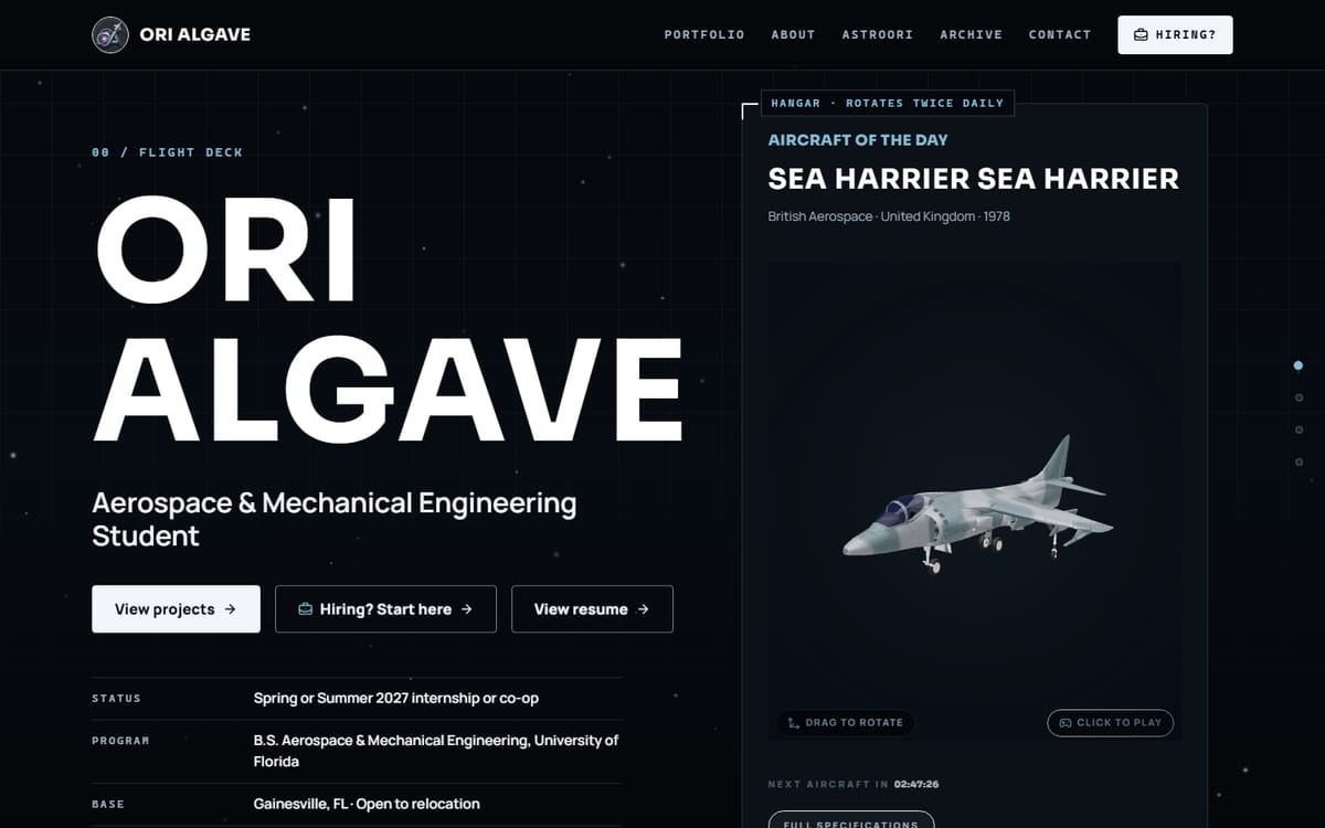 Screenshot of orialgave.com